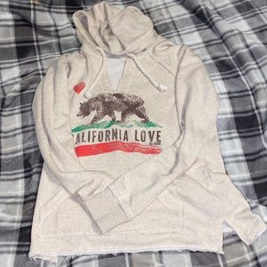 Tan California love sweater